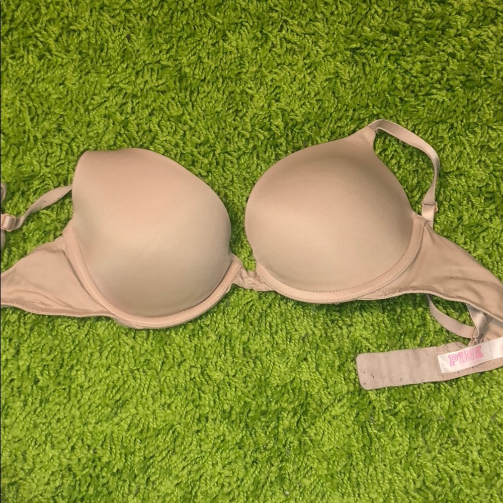 Skin colored push up bra. Size 32B